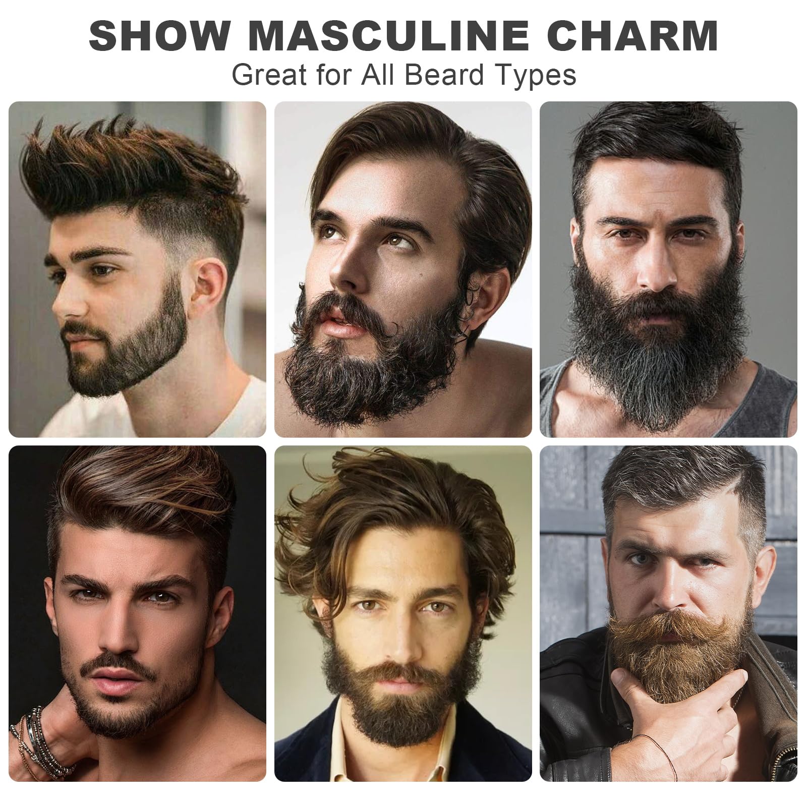 Spazzola da Barba e Pettine da Barba Kit per Uomo Pettine in Legno Spazzola con Setole di Cinghiale con Custodia per Quotidiano Viaggio3Pcs
