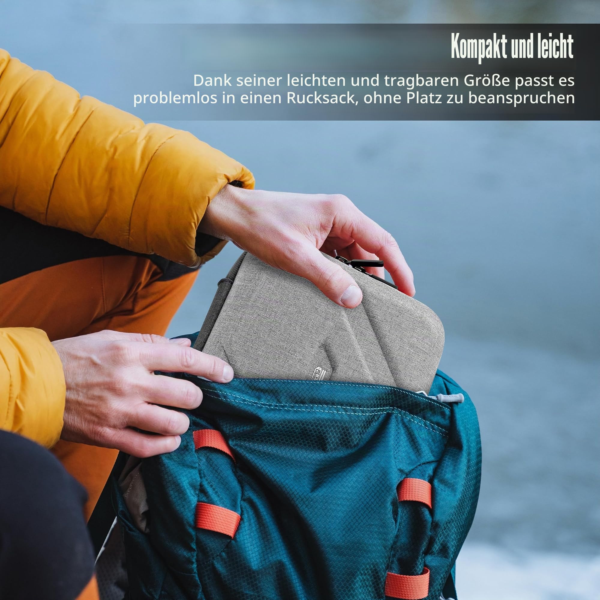 STARTRC VCR Tragetasche für Insta360 GO Ultra, Nylon-Material, Reisetasche, Schutzhülle für Insta 360 GO Ultra Zubehör, DIY große Kapazität für Schnellspann-Halterung, magnetischer Anhänger, Stativ