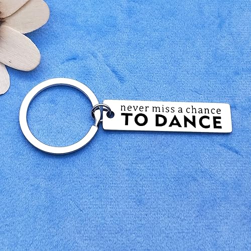 Miniatura 2 de Regalo de bailarina inspirador llavero de ballet jazz hip hop bailarina latina regalo de aliento para bailarines amigos, hermana, hija, recitales de