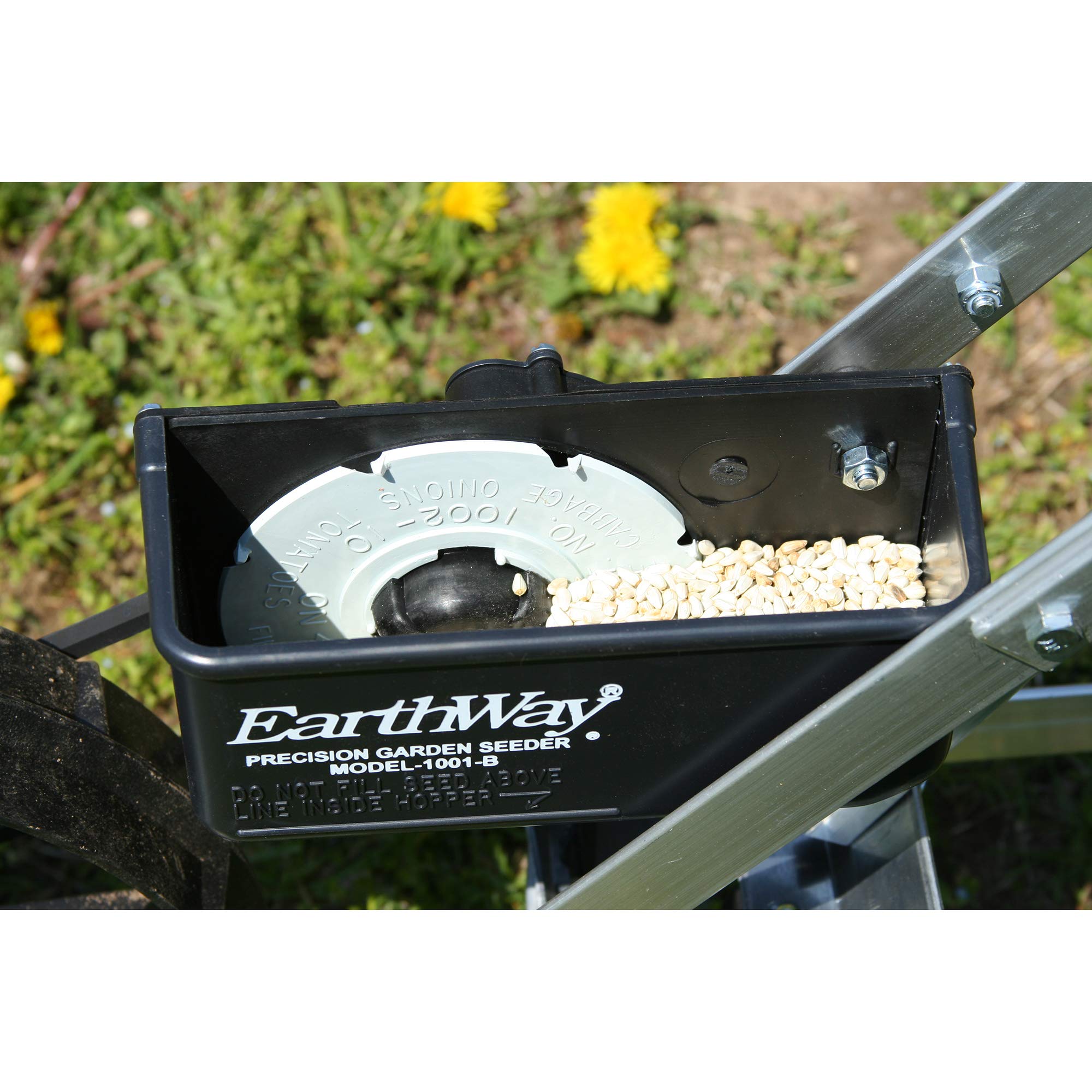 EarthWay Products 10001 Precision Garden Seeder with 7 Seed Plates Sweet Corn Planter Accurate Seed Drill for Gardeners Durable Corn Planter Use in Prepared Soil product thumbnail 4