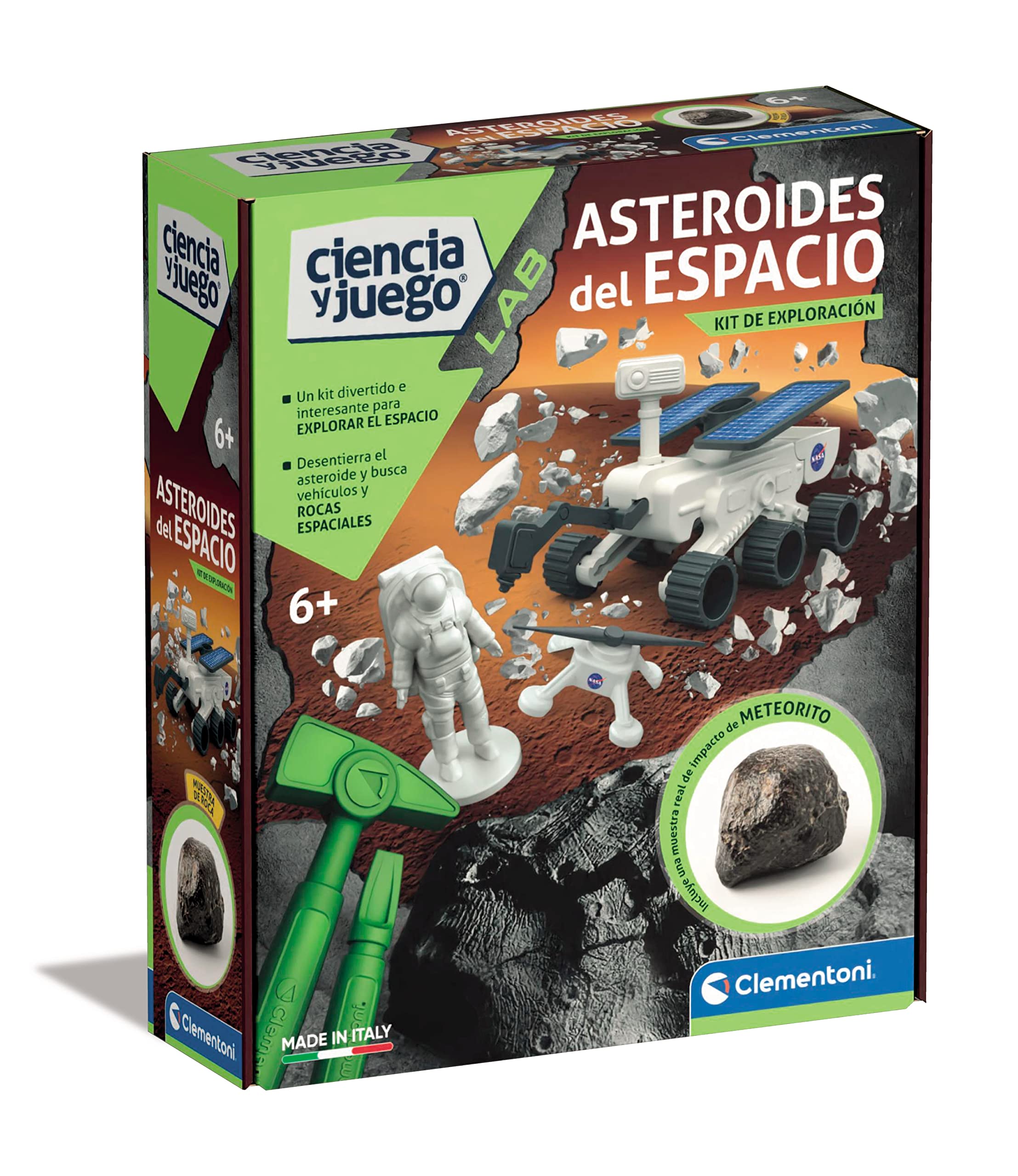 Clementoni NASA Asteroides del Espacio Kit de Exploración Juego científico (55457)