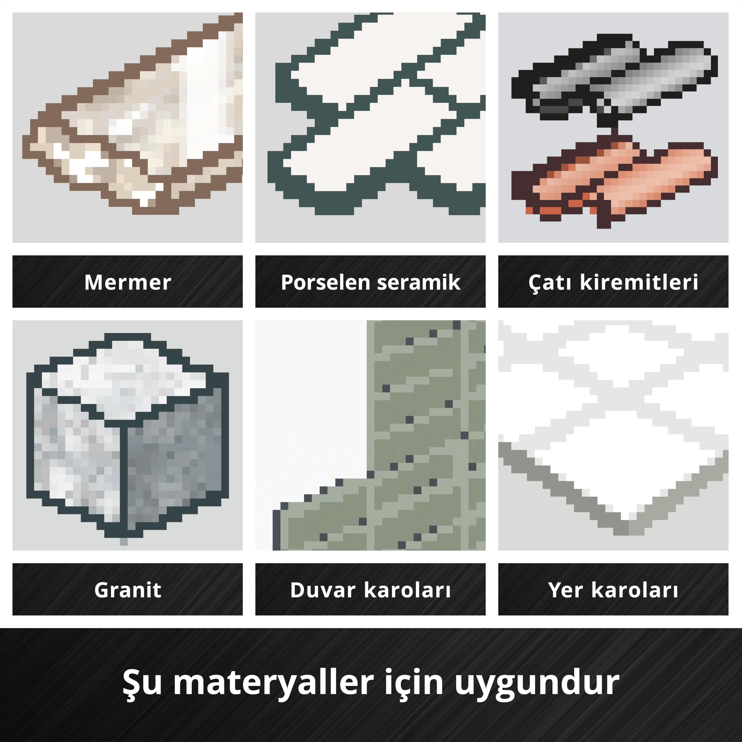 Orijinal Einhell XS-CASE 4 Parça Karbür Fayans Matkap Ucu Seti (Takım Çeliğinden Üretilmiştir, Özel Taşlanmış Karbür Plaka, Merkezleme Ucu, E 6.3 Sap, Saklama Kutusu Dahil) - 49051404