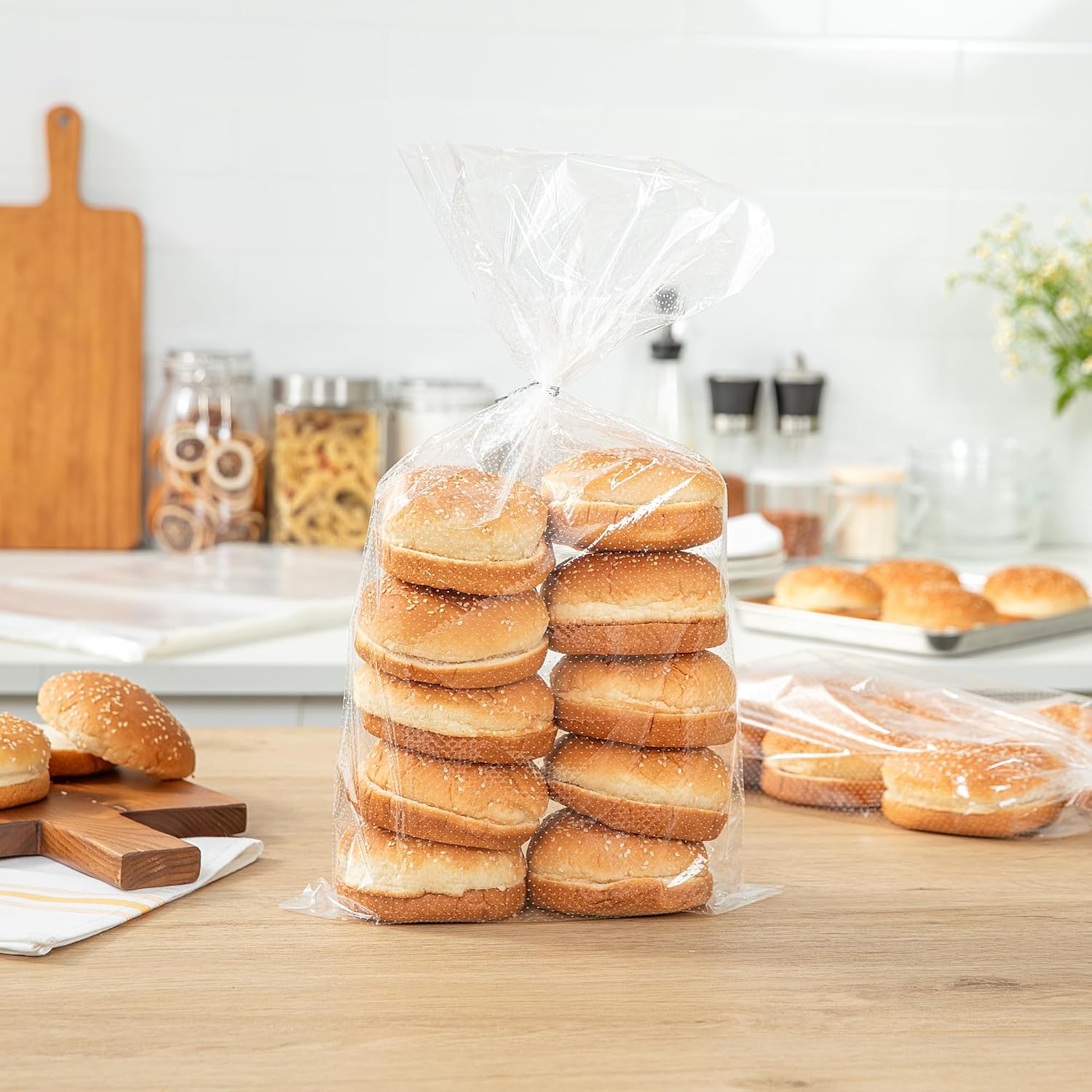 Restaurantware Clear Plastic Bread Bag, 11 x 20 In, 250 Pack