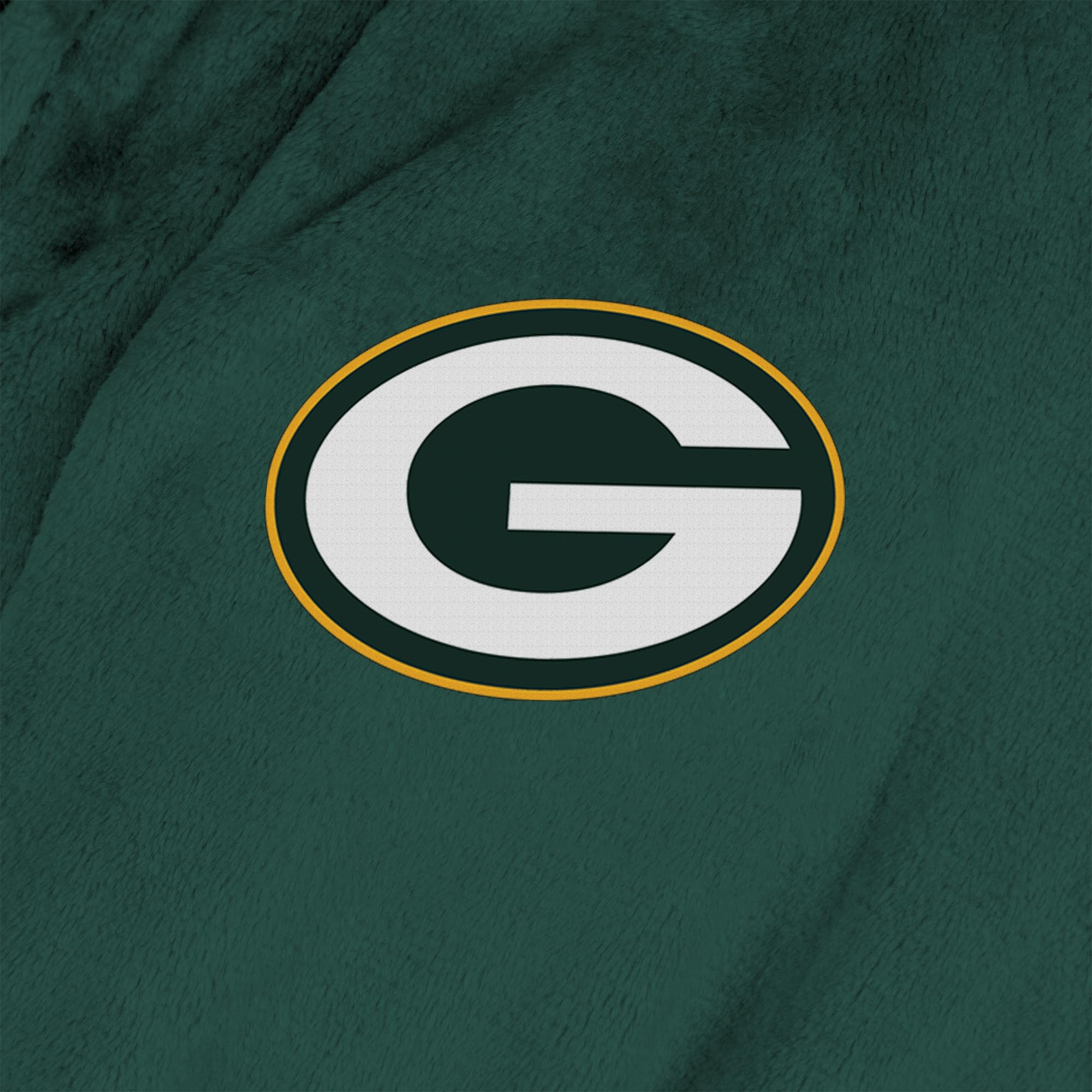 NORTHWEST The Company Offizieller NFL Green Bay Packers S/M Silk Touch Bademantel mit Nummer, Dunkelgrün, 63,5 x 119,4 cm, Dunkelgrün, Small-Medium