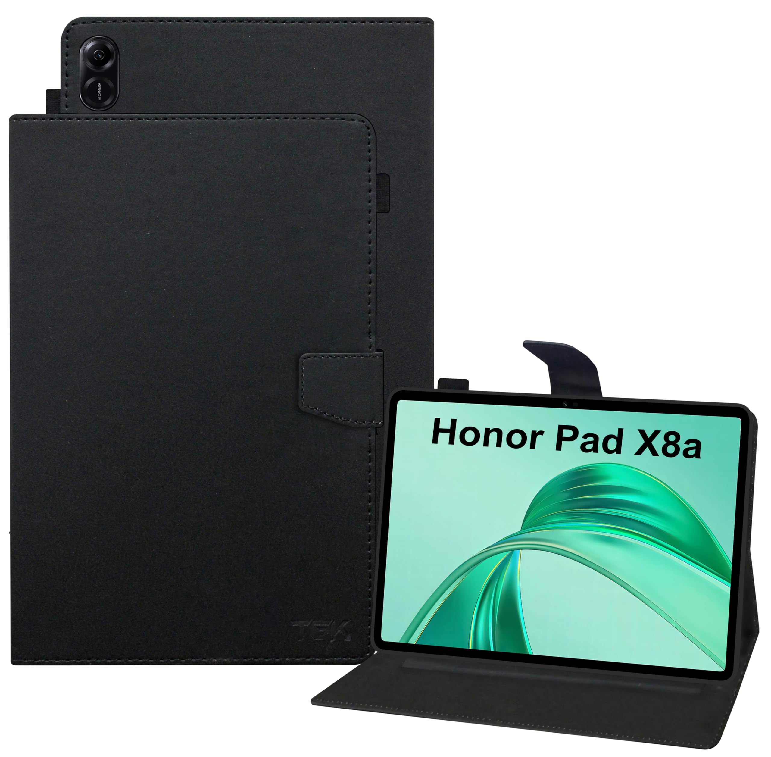 TGK Flip Cover Case for Honor Pad X8a 11 inch Tablet Executive Leather Built-in Pencil Holder Black (B0DHW7TC4V) Amazon Price History, Amazon Price Tracker