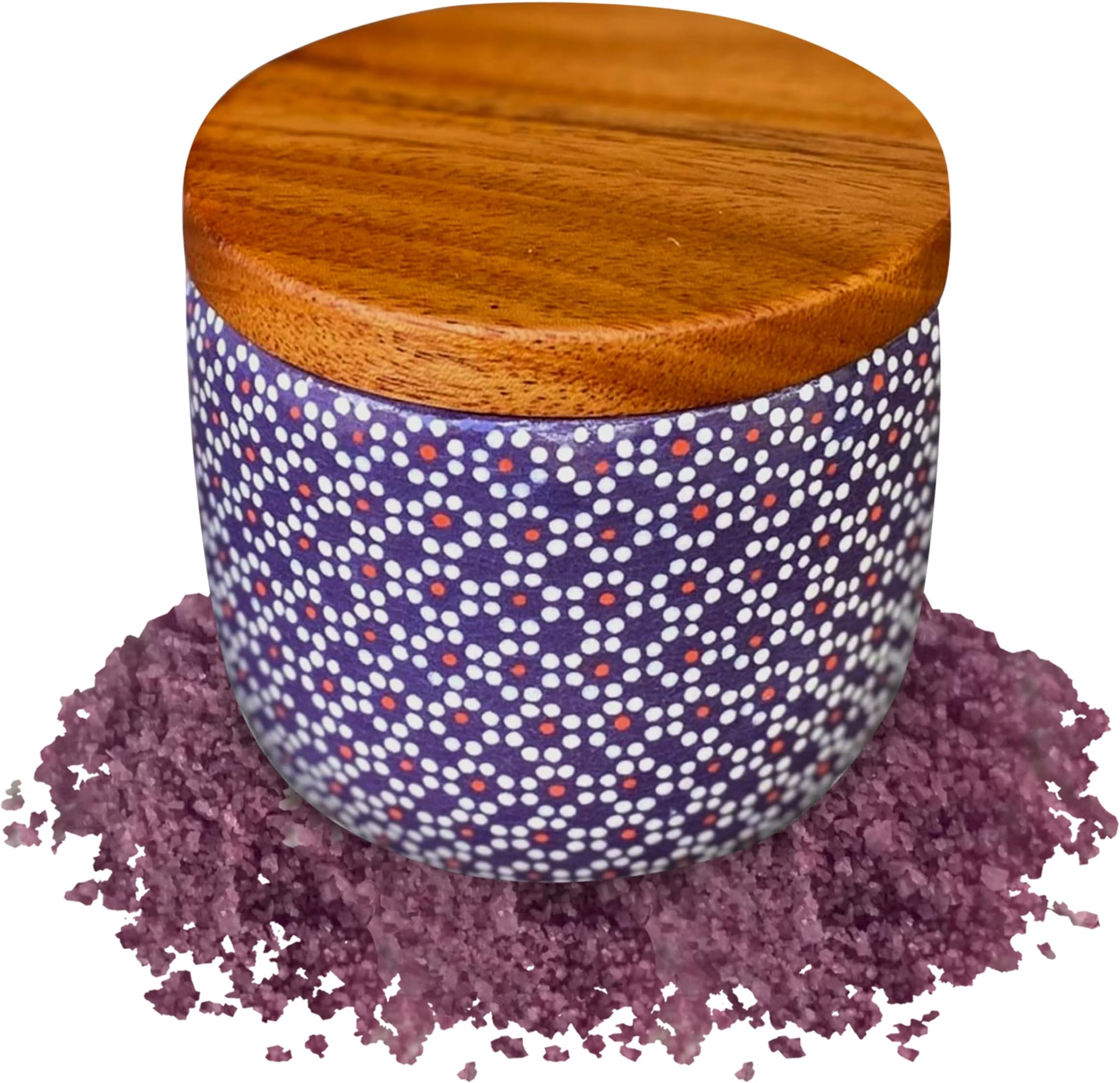 SAL MARINA | Red Wine Sea Salt 11oz | Kosher Salt 100% Natural - Vegan Gluten Free Organic Table Salt Seasoning Food