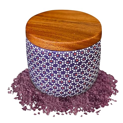 Miniatura 10 de SAL MARINA - Recipiente de cerámica de 12 onzas, para sal o especias, decoración de cocina, tarros de cerámica hechos a mano con tapas de sellado,