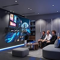 Vista 7 de Soporte de pared para TV de carga pesada con brazo extra largo extensible para televisores de 60–110 pulgadas, soporta hasta 125 kg, soporte