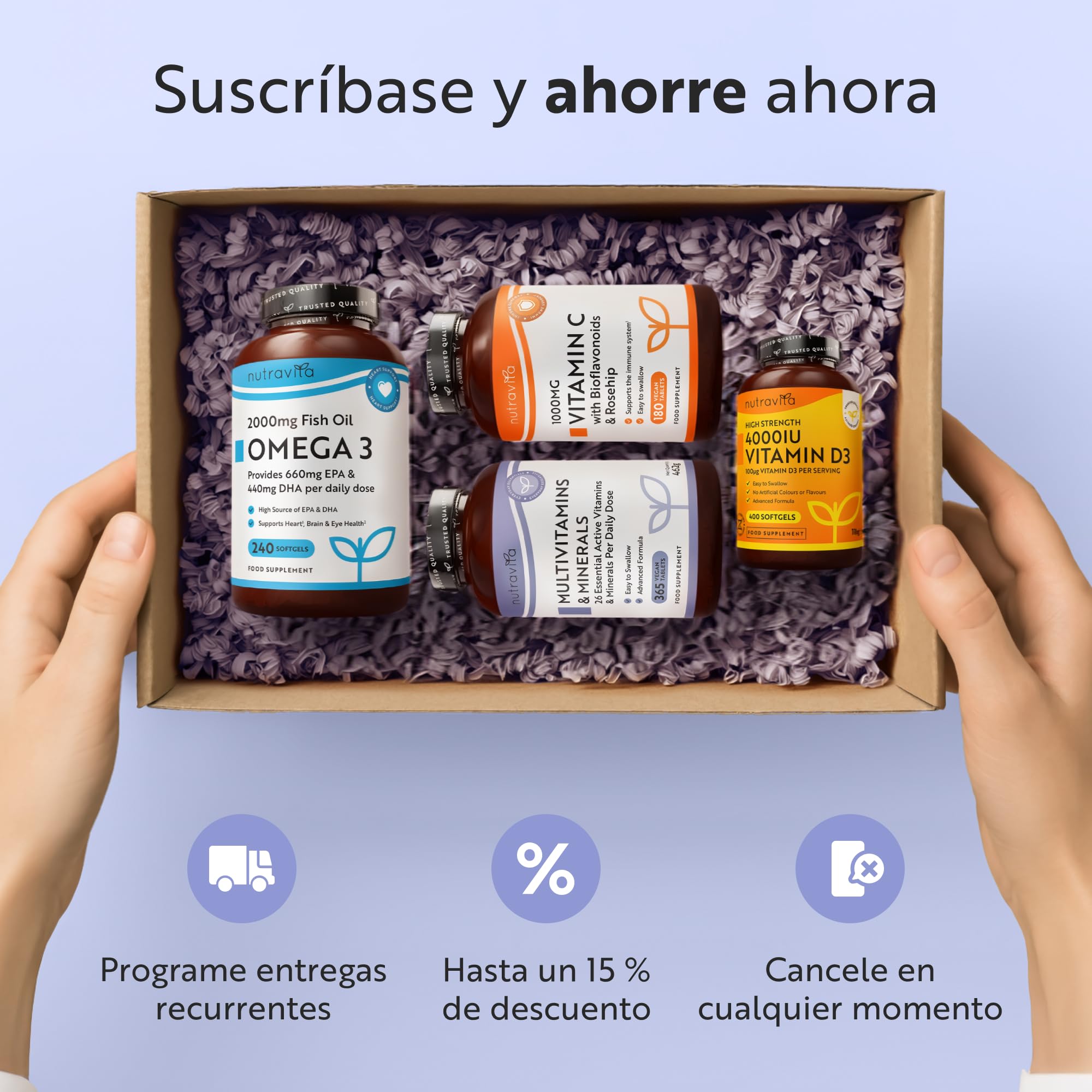 Nutravita Multivitaminas Mujer y Homre - 365 Comprimidos Veganos - Complejo Vitaminico de 26 Activos Esenciales - Vitamina C, D3, A, B12, E y Minerales - Vitaminas para el Cansancio - Multivitamínico