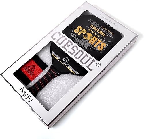 Miniatura 6 de CUESOUL Paleta/raqueta de pickleball (fibra de carbono) 8.3 oz. con núcleo de panal de aluminio