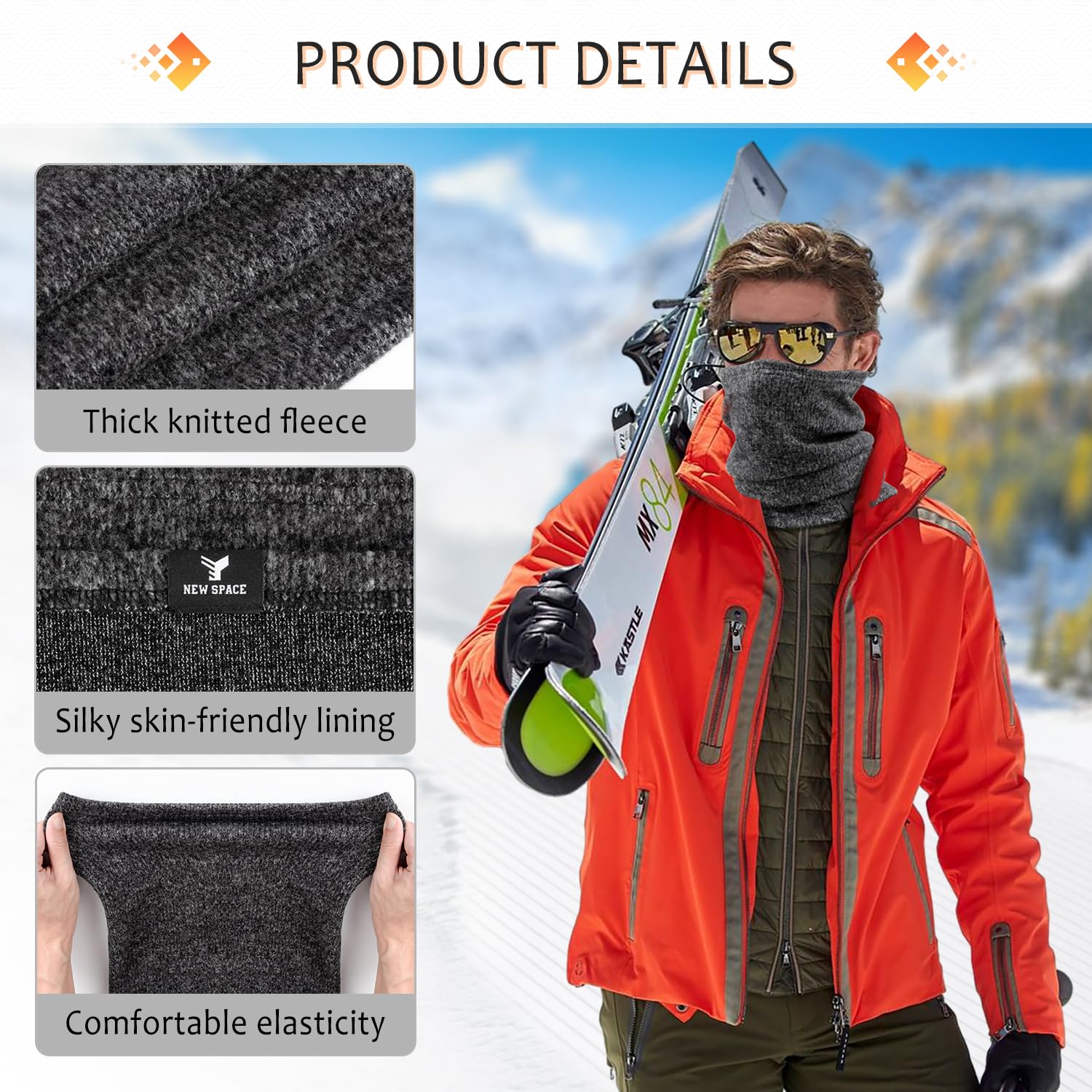 Yutdeng Cagoule Moto Homme Femme Balaclava Protection UV