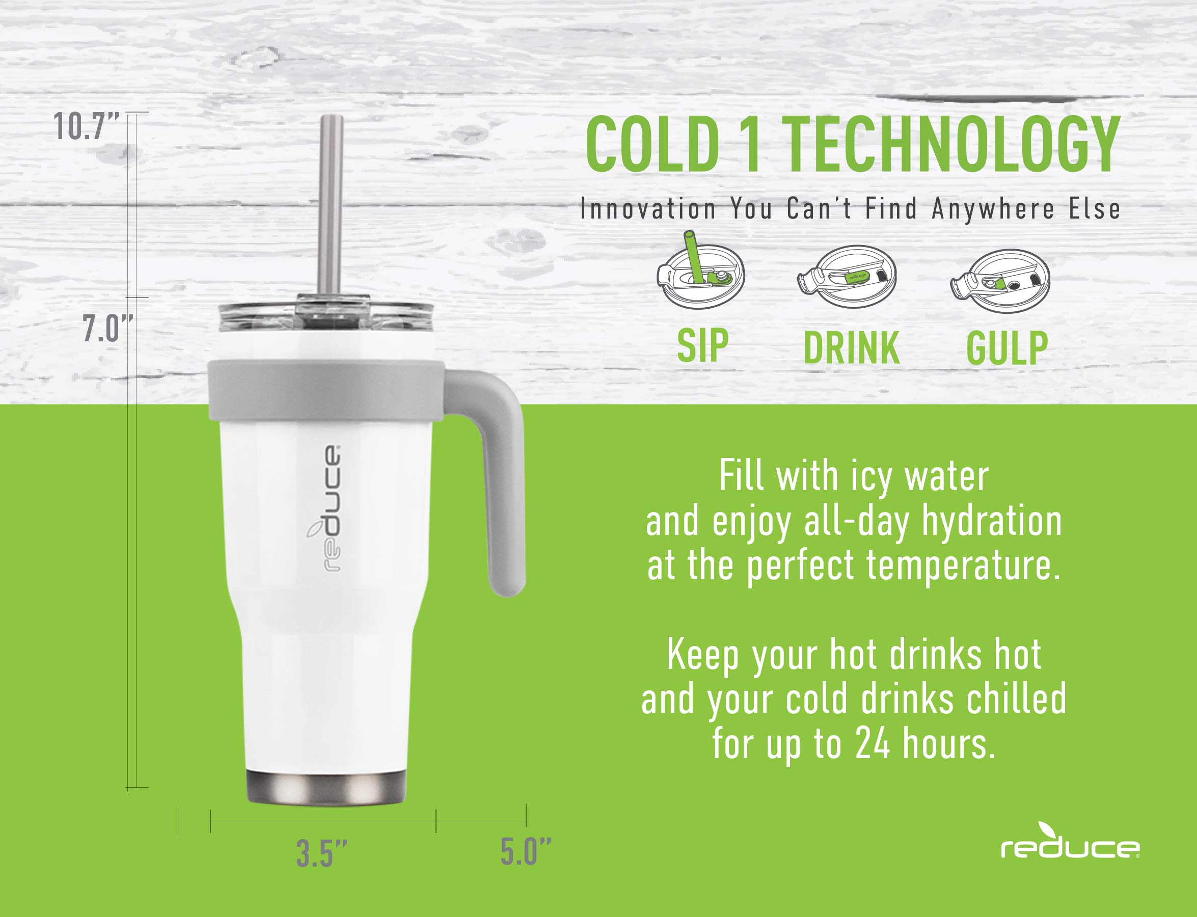 REDUCE 18oz Koffie/Theemok met handvat