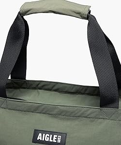 AIGLE　リサイクルナイロン 2wayトートバッグ ZNHBC79　カーキ AIGLE リサイクルナイロン 2wayトートバッグ ZNHBC79 カーキ