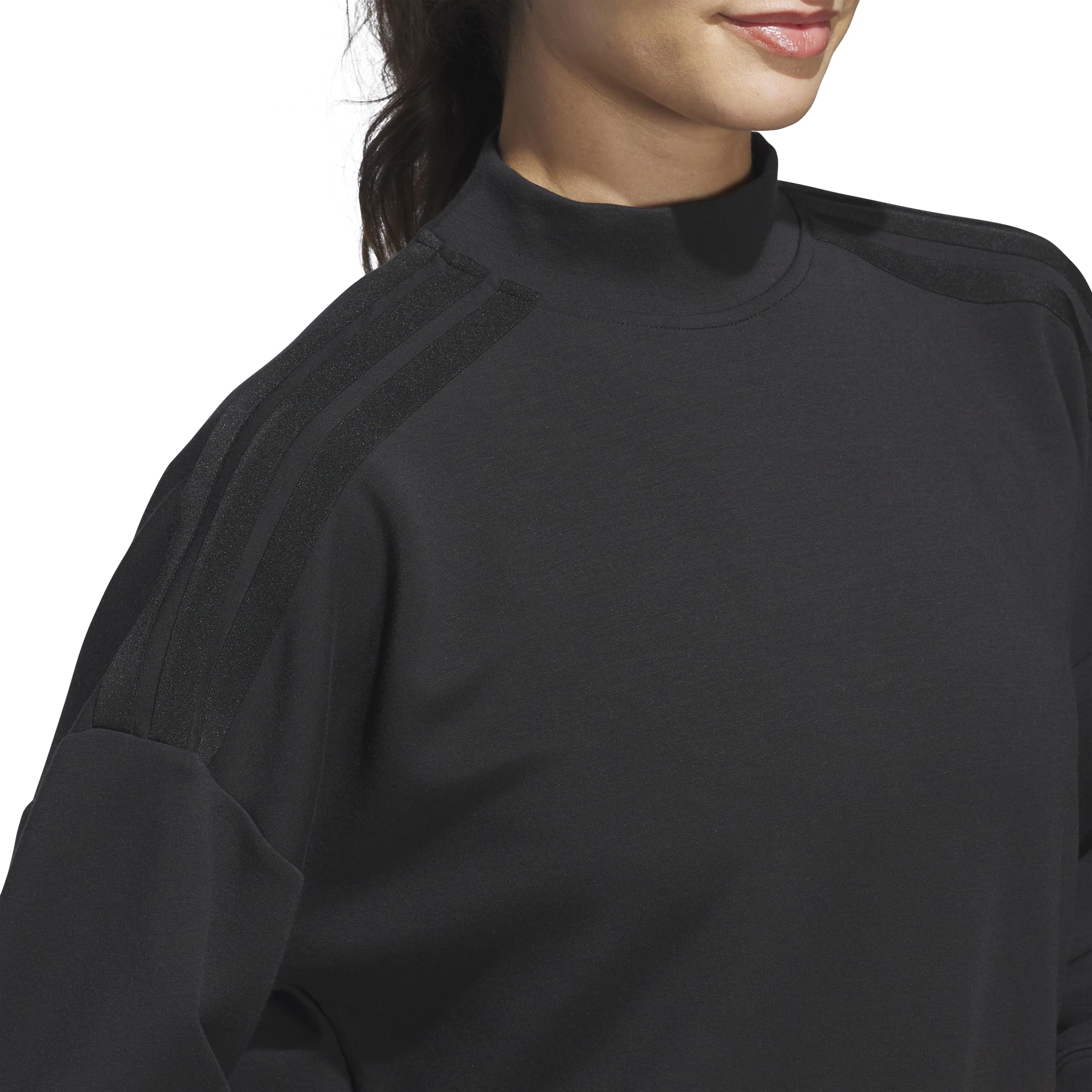 adidas Damski sweter Beyond Spacer Mock Layering Top (5 sztuk), Czarny, S