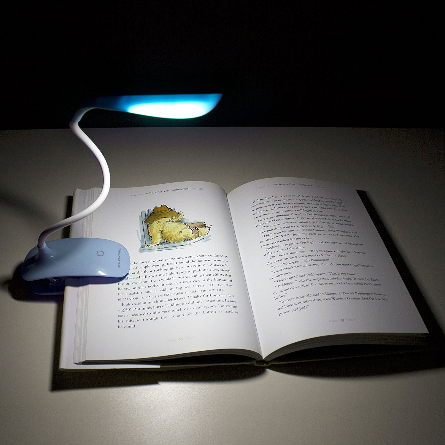 Clip-on Lamp, 360° Flexibele Zwanenhals LED-Leeslamp met Clip-on Lamp, 360° Flexibele Zwanenhals LED-Leeslamp met