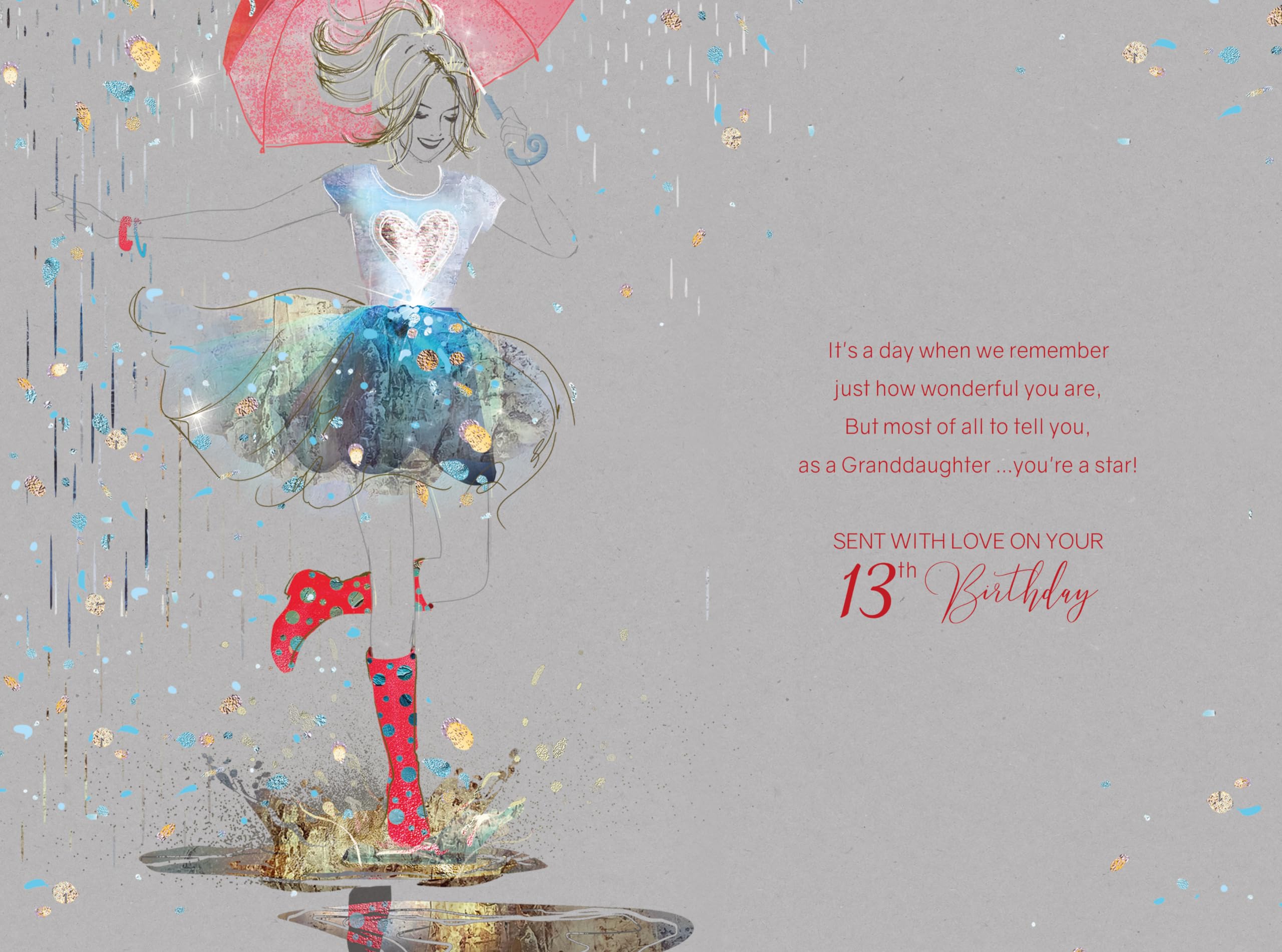 Personalsed Granddaughter 13th Brthday Card Daughter Sster Cousn - View #10