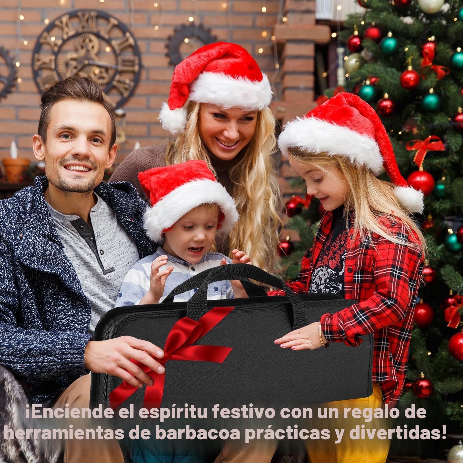 JUAUO 11Pcs Juego de Utensilios Barbacoa de Acero Inoxidable Profesionales Accesorios Barbacoas - Kit Barbacoa Prácticas con Bolsa Portatil - Herramientas Parrilla BBQ para Camping Picnic Exterior