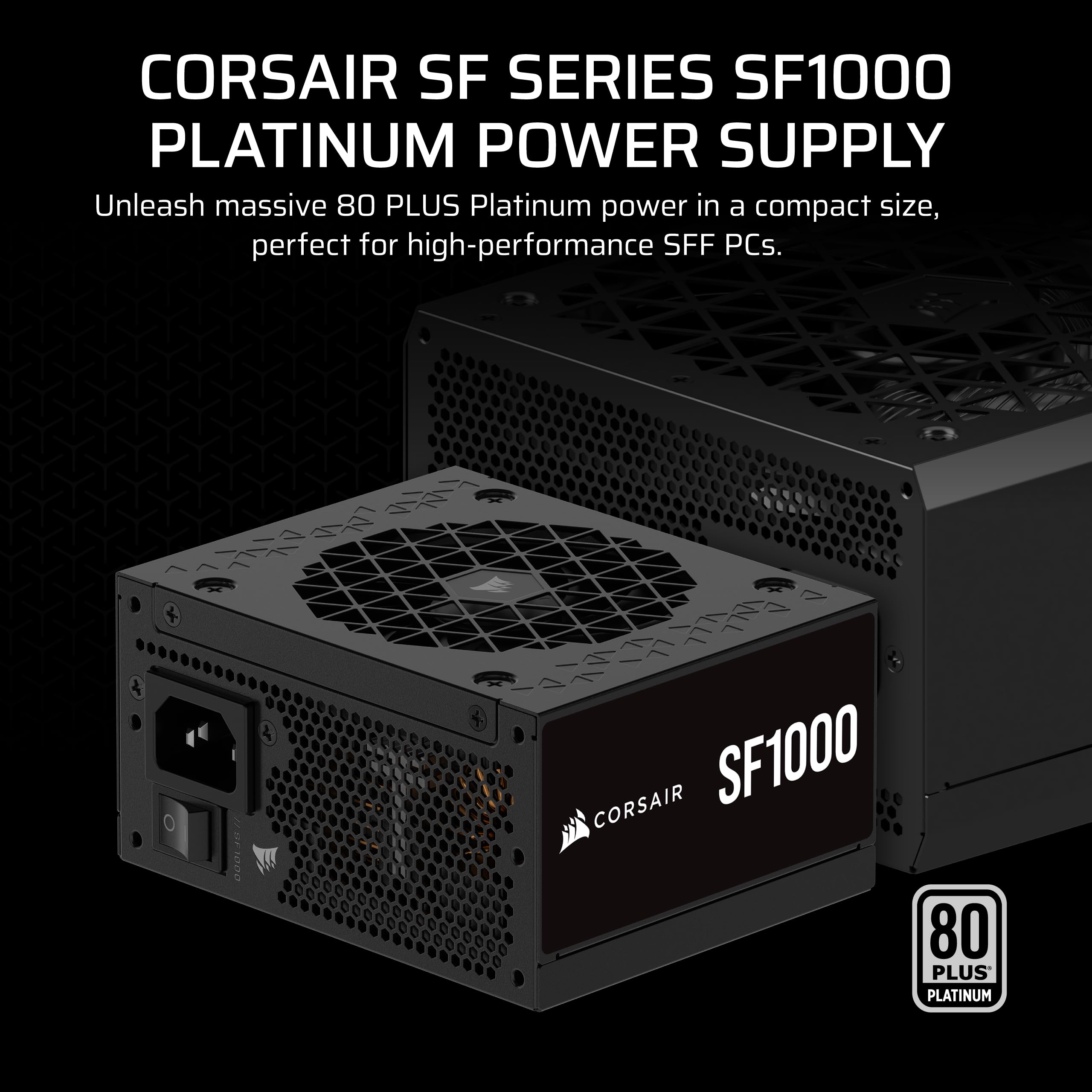 Corsair SF1000 高性能SFX電源ユニット 納品書付き Amazon | CORSAIR 