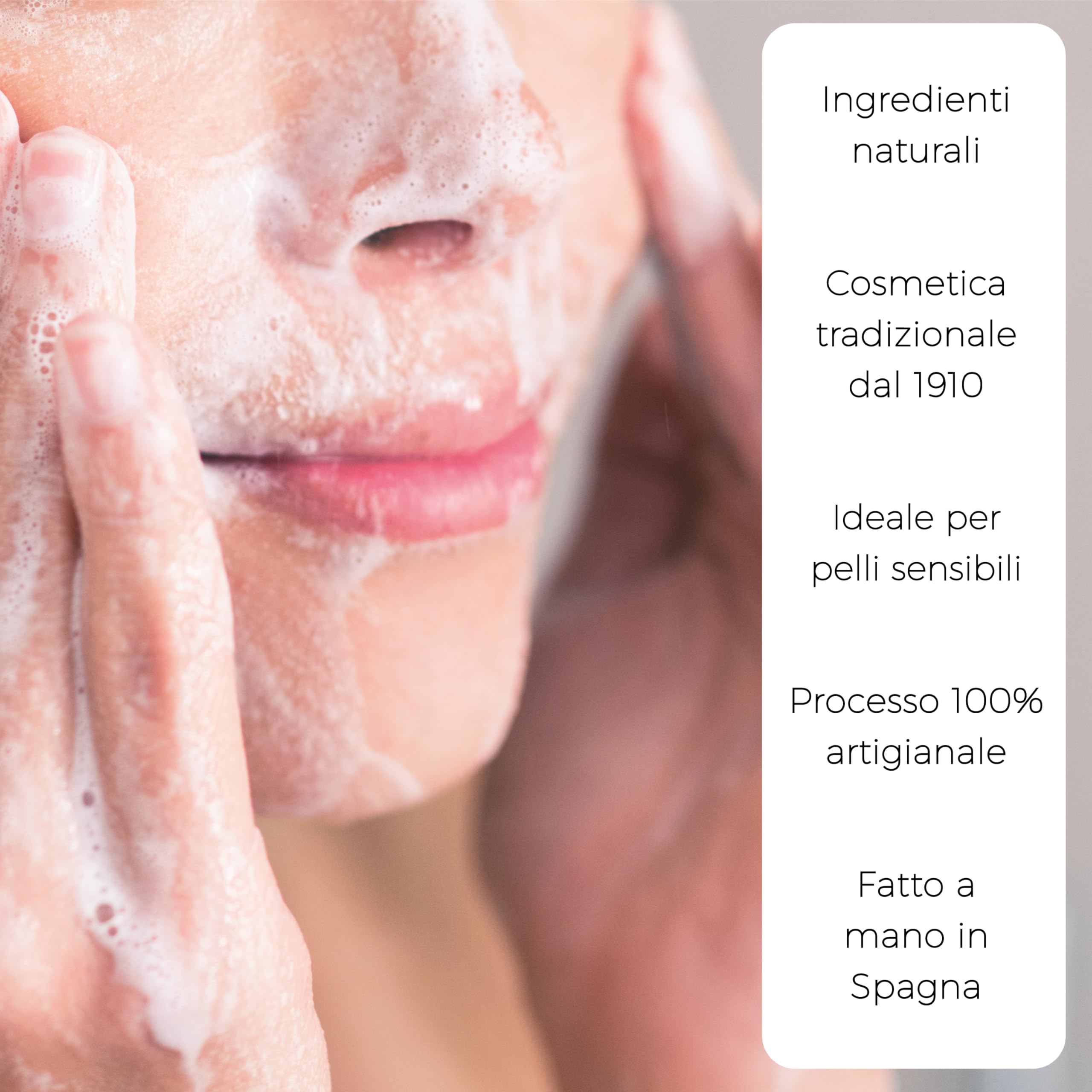 CABRERIZO SOAP Sapone allo Zolfo per acne viso- 3 Saponi Artigianali Olio d’Oliva 3 x 75 g, SAPONE ZOLFO VISO per Punti Neri, Acne e Dermatite - Saponetta Naturali per i brufoli