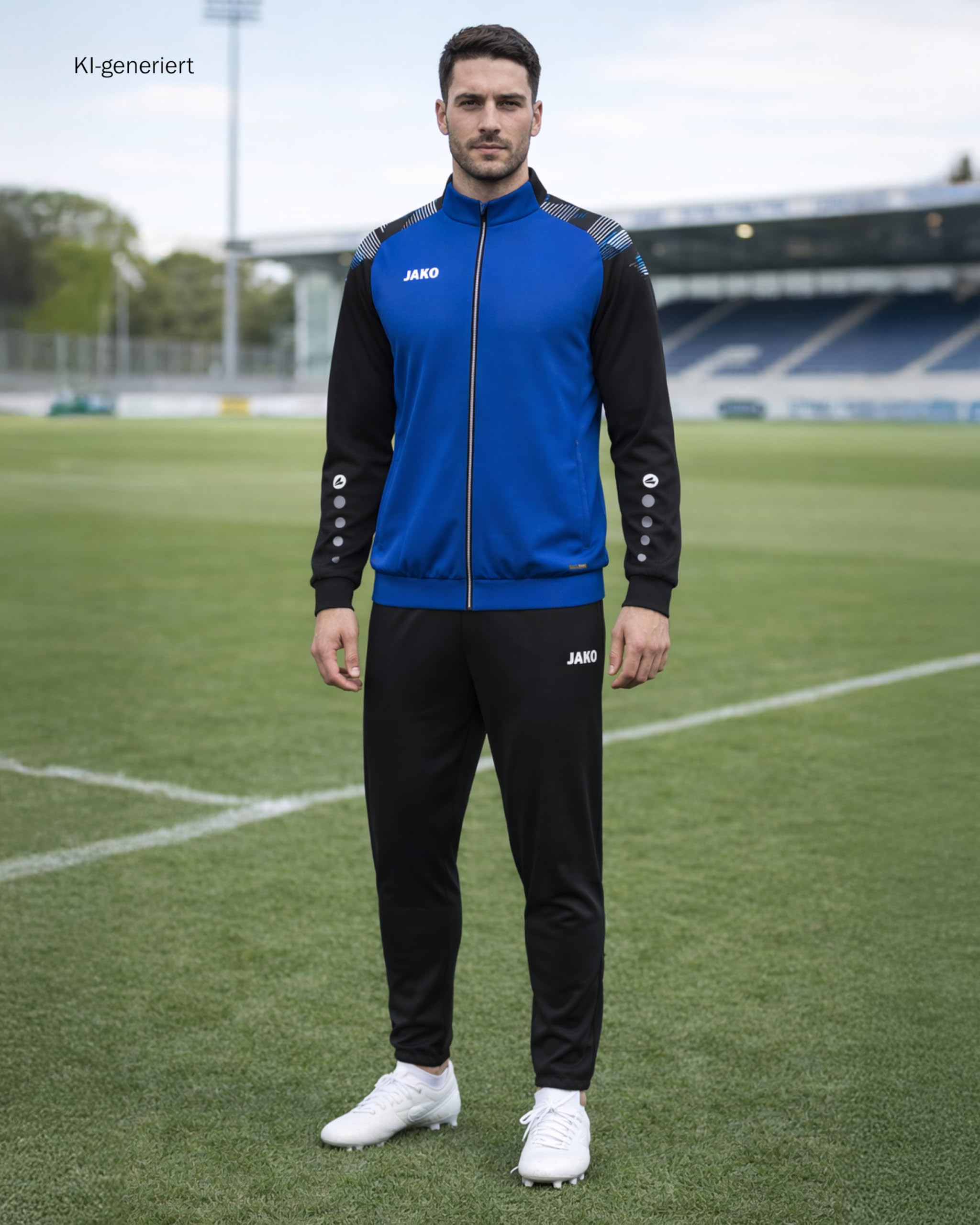 JAKO Polyesteranzug Sonic – Vielseitiger Sportanzug Herren & Damen für Training, Sport & Freizeit mit Keep Dry-Funktion, 100% recyceltes Polyester