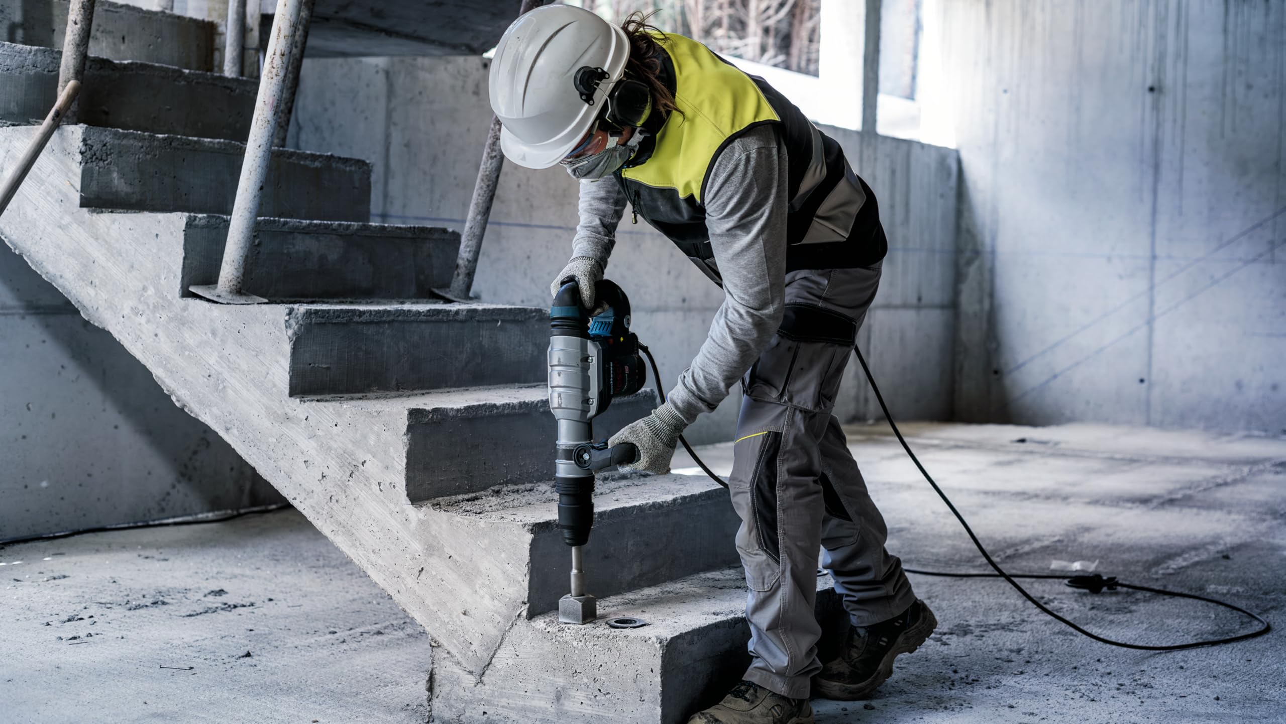 Bosch 1x PRO SDS max-5C Bush Head (do Beton, Ø mm, Professional Akcesoria Wiertło do młota, Młot wyburzeniowy)