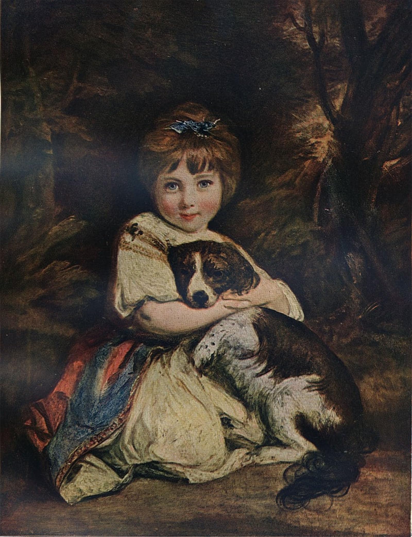 POSTERIIk Vintage Classic Picture Landscape Artwork Miss Jane Bowles by Joshua Reynolds Portrait Canvas Painting for Office Home Decor 60x90cm