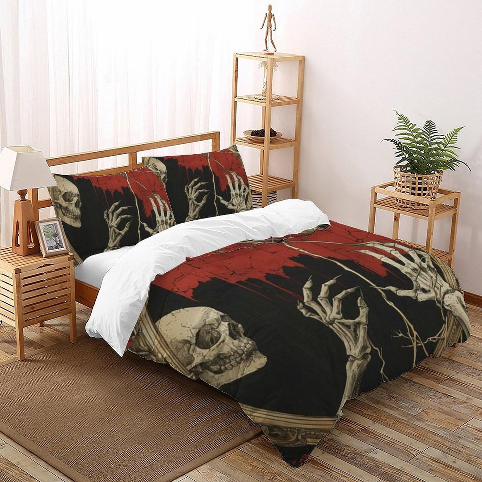 Taies d'oreiller et housse de couette 220x240 imprimé 3D pour chambre de garçon