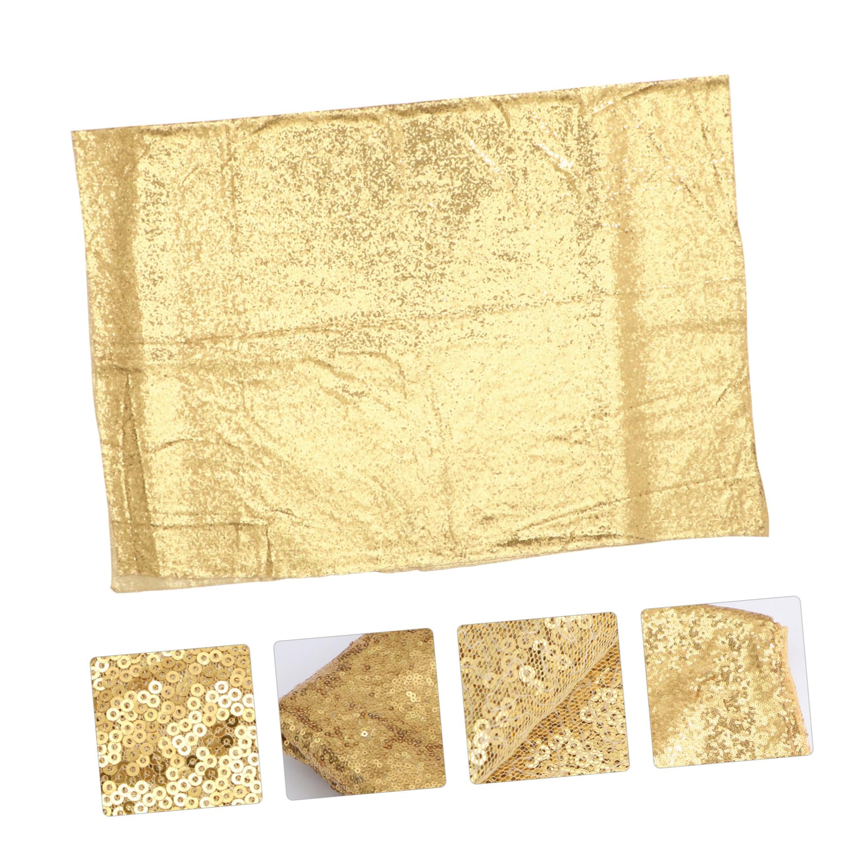 Fondale Fotografico Paillettes Scintillanti 1,2x1,8m Per Matrimonio E Feste Colore Oro