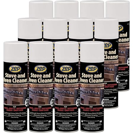 Amazon.com: Zep Heavy-Duty Foaming Oven and Stove Cleaner 19 Oz Aerosol ...