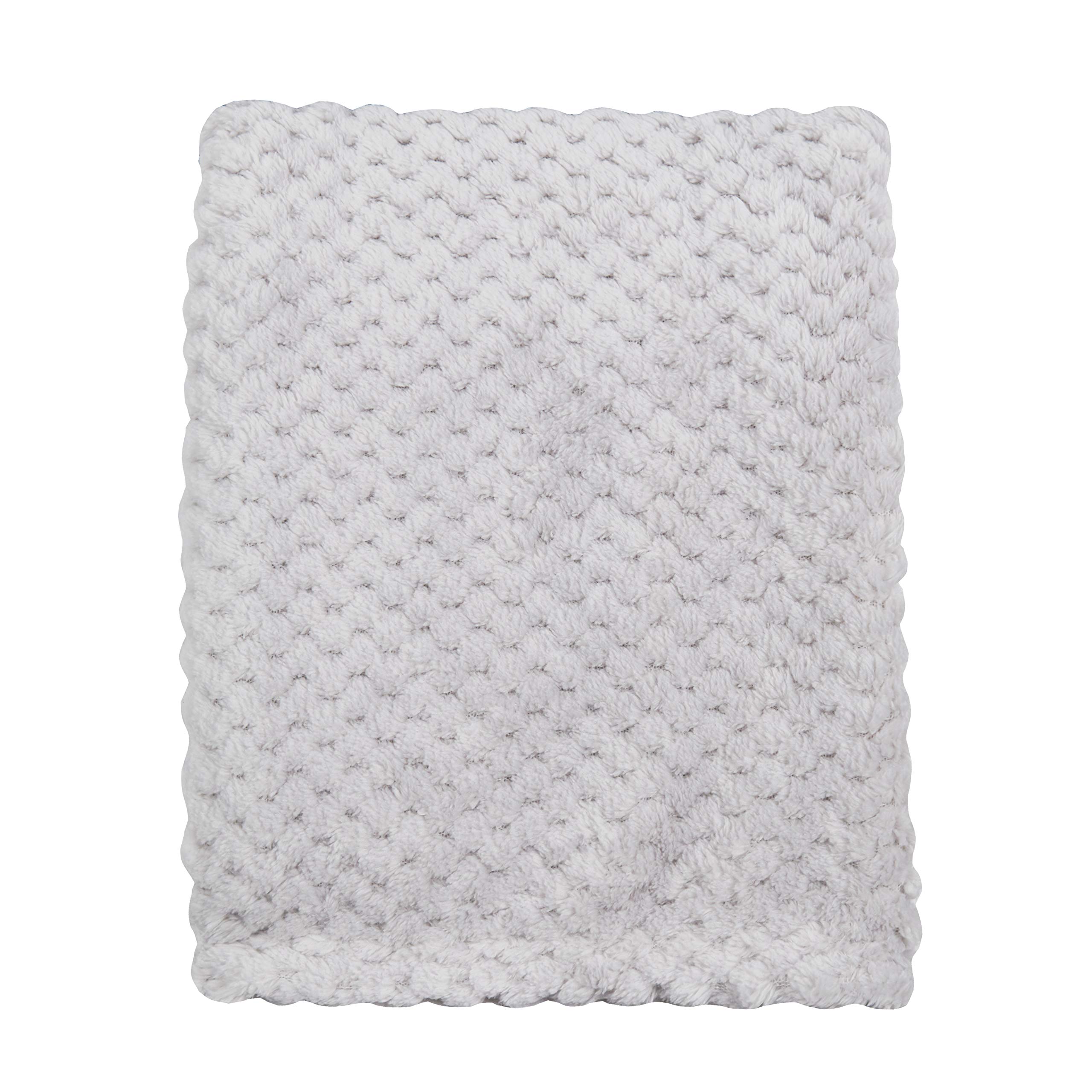 Babytown Men's Grey Newborn Infant Baby Boys Girls Waffle Blanket Wrap For Crib Moses Basket Pram Uk