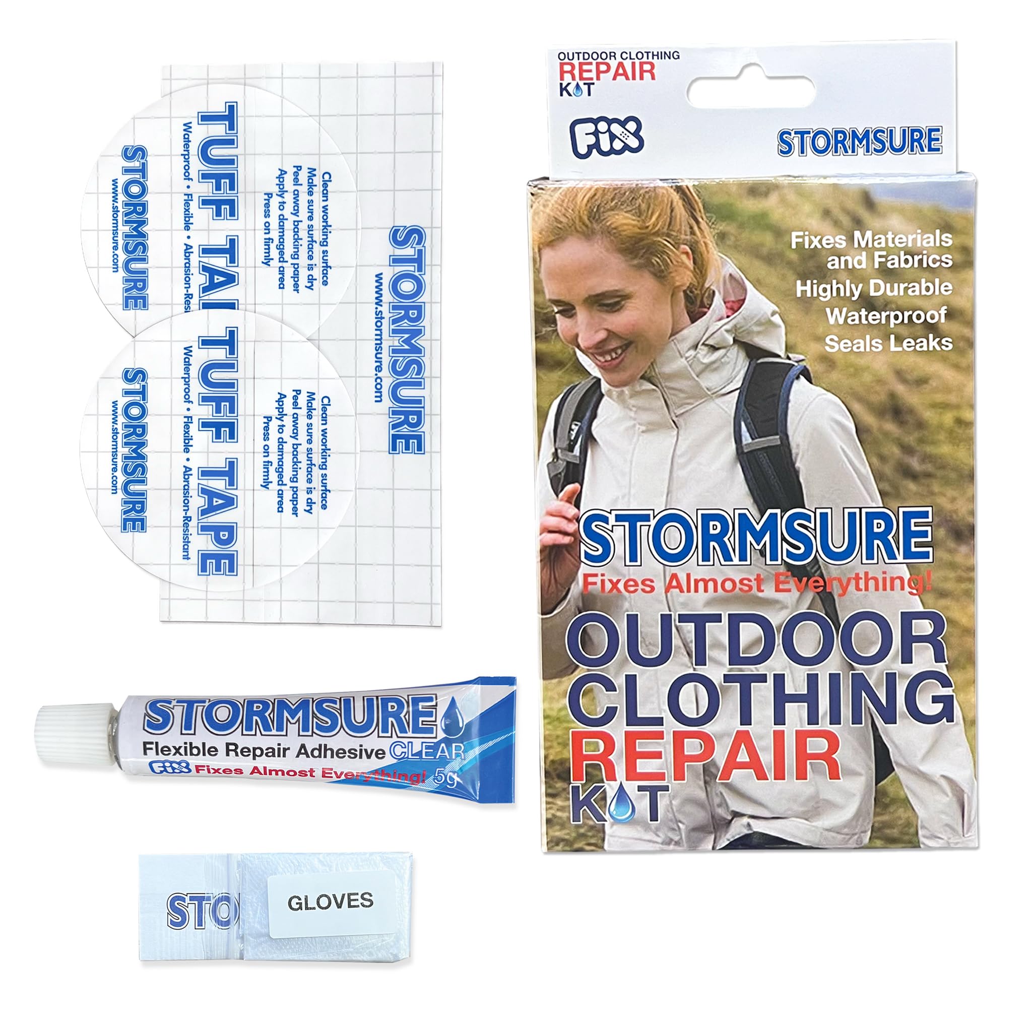 Stormsure Outdoor Clothing Repair Kit for Waterproof, Durable Repairs to All Outdoor Clothing
