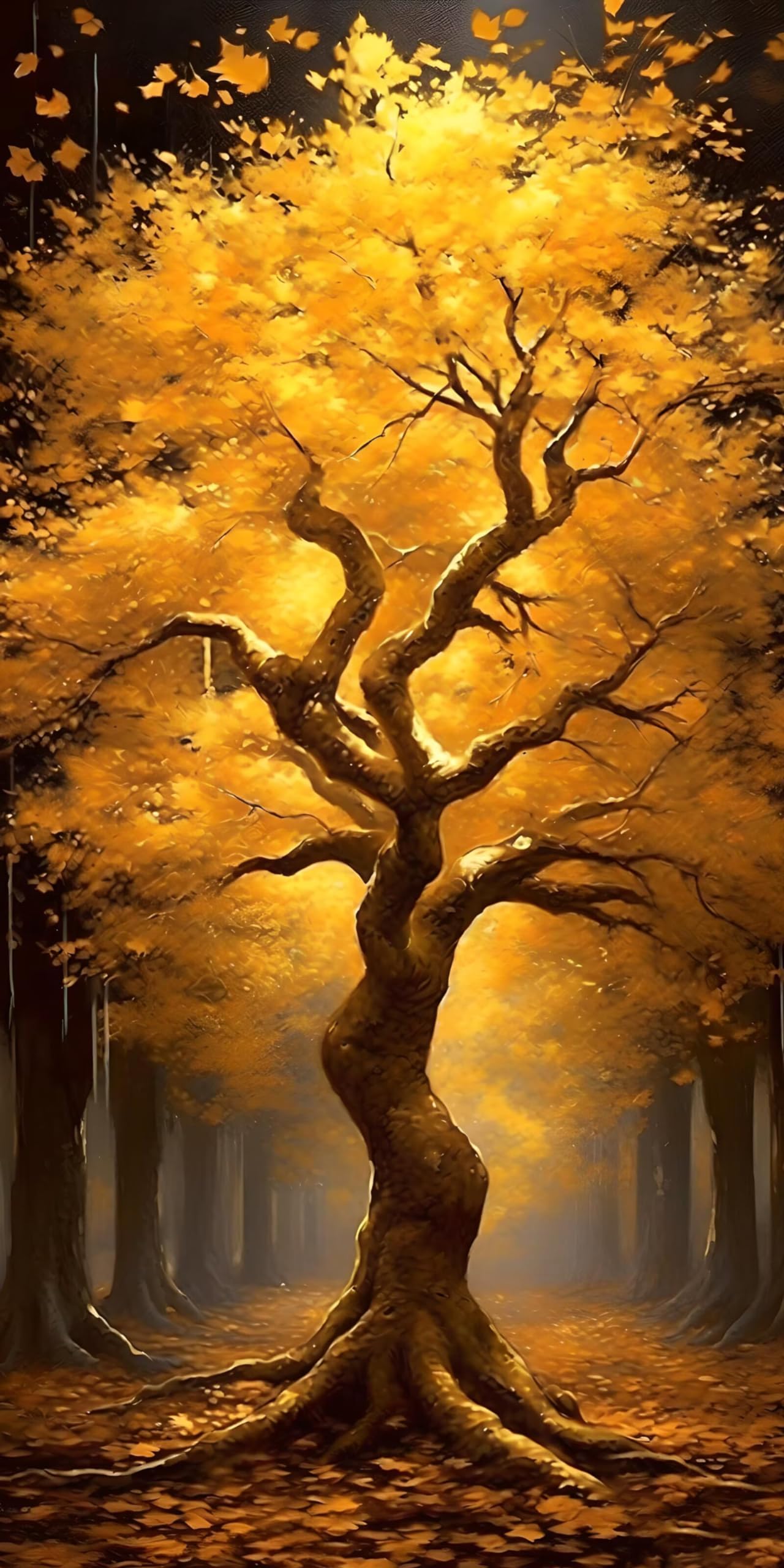 Diamond Painting Arbre de la fortune grand format pour sublimer le mur d'une chambre adulte