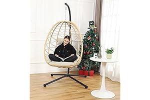 Comfy and Stylish Bird Chair: DoubleTT Egg Chair with Stand