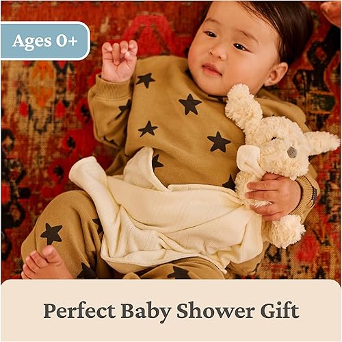 Miniatura 10 de GUND Baby Muttsy - Cachorro de peluche con manta de bebé, juguete sensorial de animal de peluche, crema, 14 pulgadas