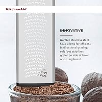 Vista 5 de KitchenAid KE321OHOBA Classic Etched Fine Grater, One Size, Black 2