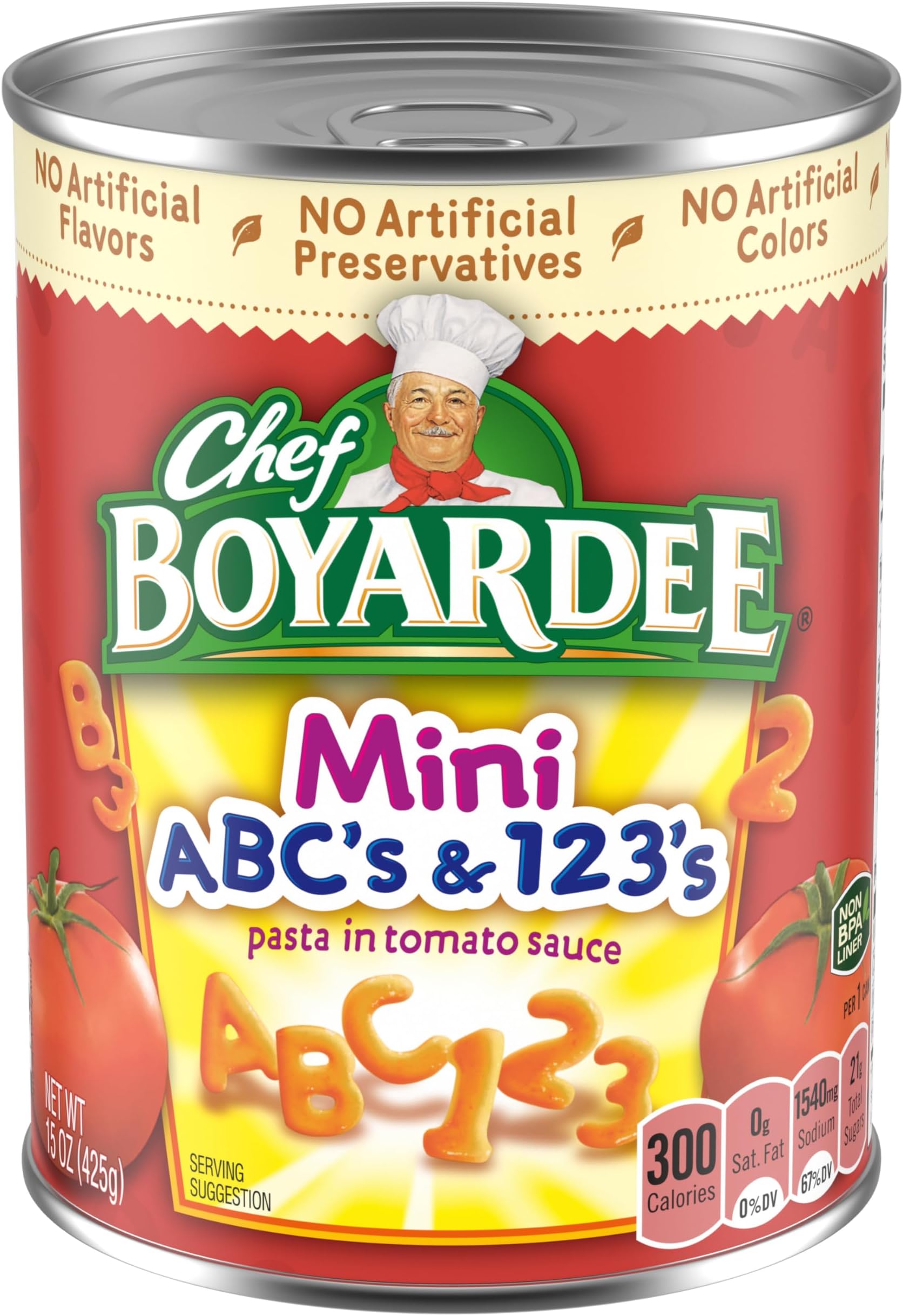 Chef Boyardee Mini ABC's and 123's, 15 oz