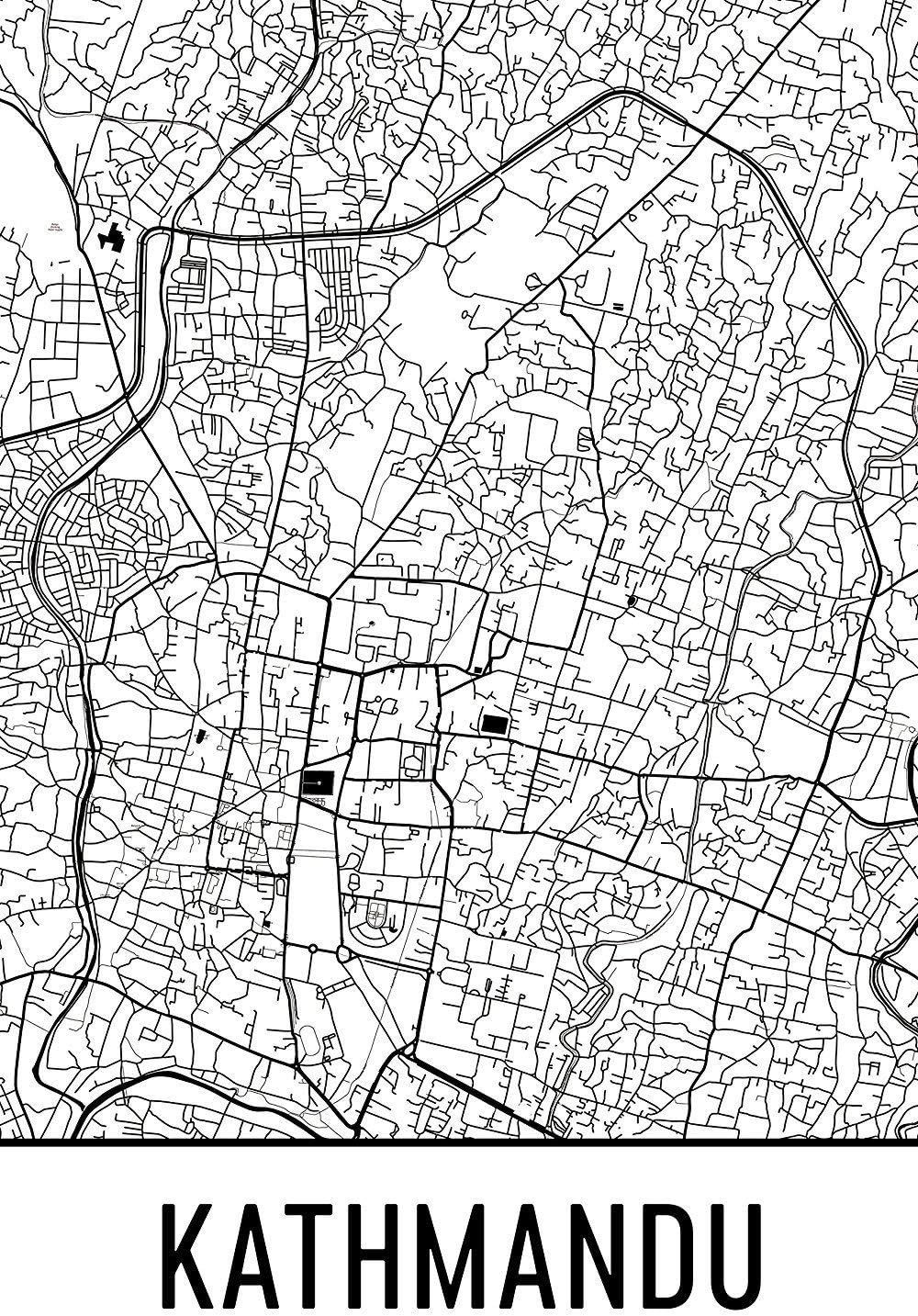 Modern Map Art Karachi Print, Karachi Kunst, Karachi Karte, Karatschi