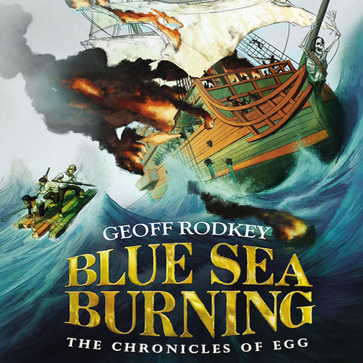 Cover art for Blue Sea Burning