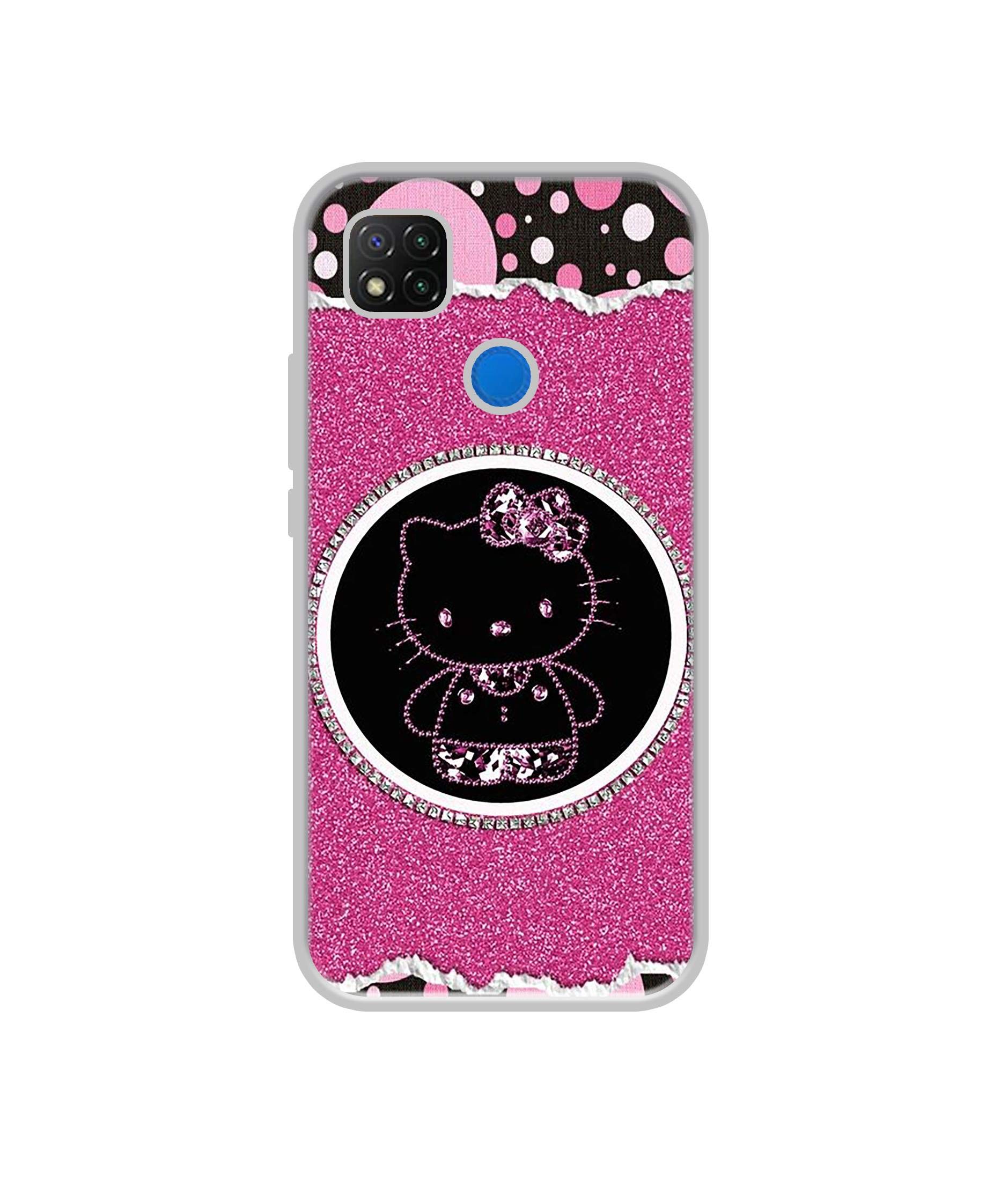 Amazon Brand - Solimo Designer Kitty with Glitter UV Printed Soft Back Case Mobile Cover for Mi Redmi 9 / Redmi 9C / Redmi 9 Active (B08CSHXXG1) Amazon Price History, Amazon Price Tracker