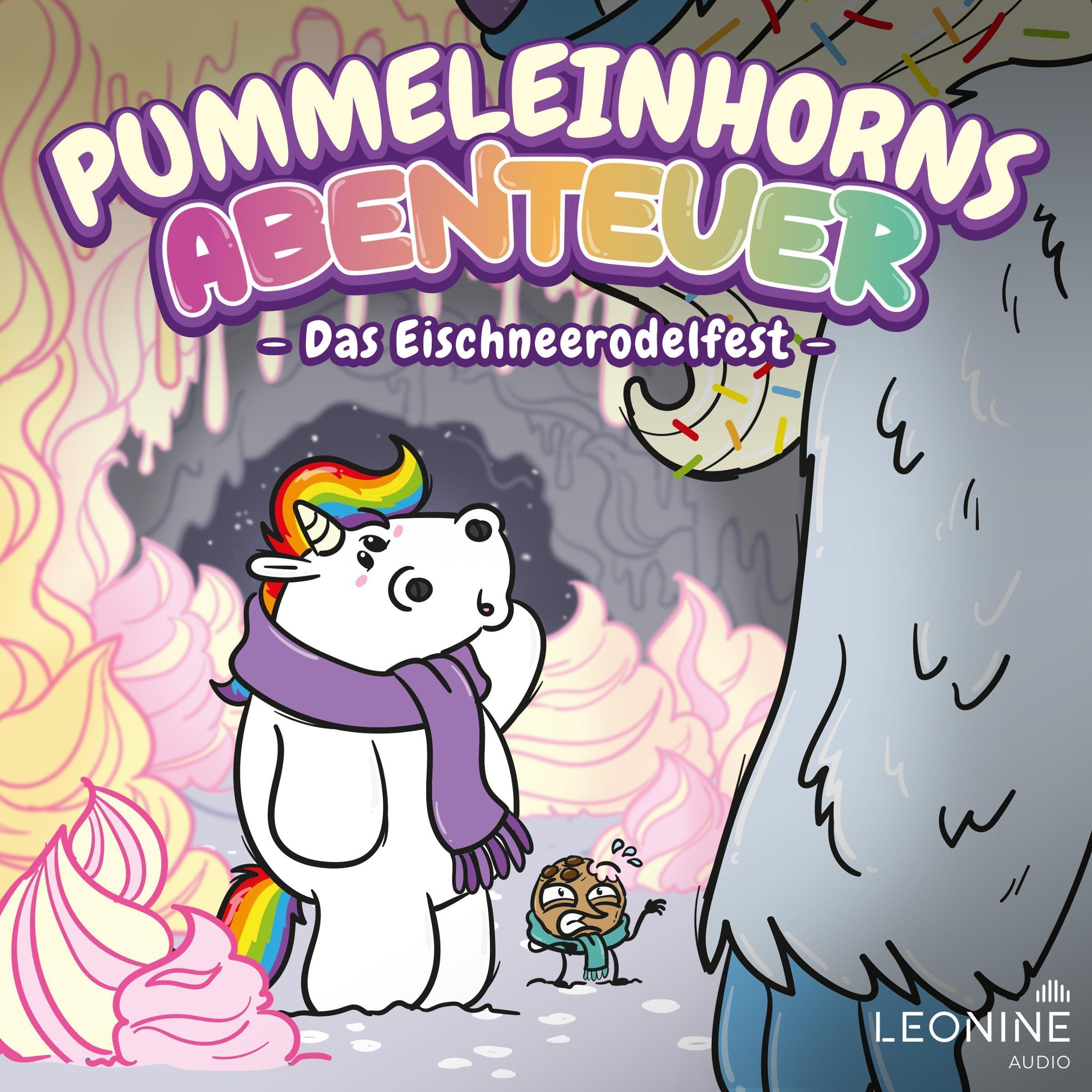 Cover art for Pummeleinhorns Abenteuer 1 - Das Eischneerodelfest