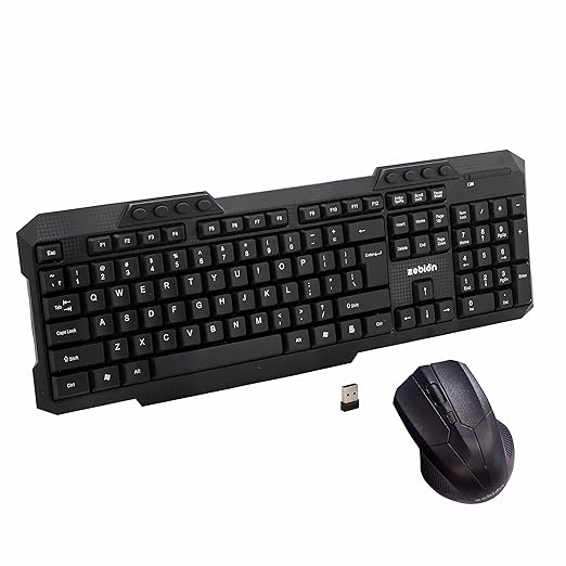 Amazon.in Buy ZEBION G2400 Wireless Keyboard Mouse Combo with Nano