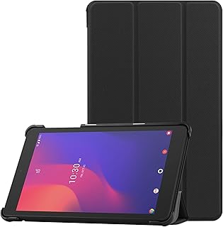 KuRoKo Alcatel Joy Tab 2 / TCL Tab 8 Tablet Case, Slim Light Cover Trifold Stand Hard Shell Case for 8.0" (9032Z) / Verizon TCL Tab 8 (9038s)-NOT for TCL TAB 8 LE