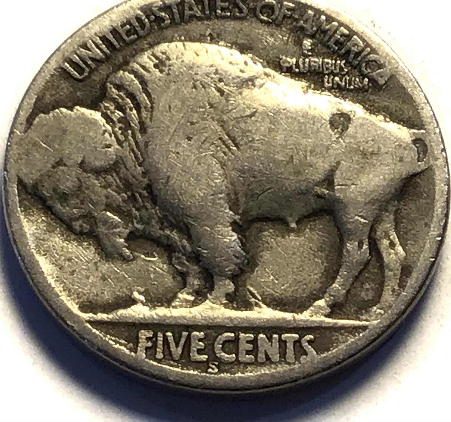 1927 S Buffalo 5 Cents Nickel Very Fine