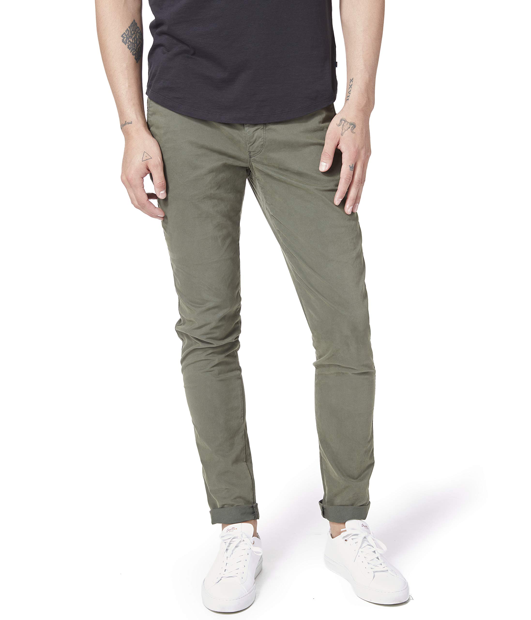 Good Man Brand Men's Pro Stretch Twill Star Cargo Chino