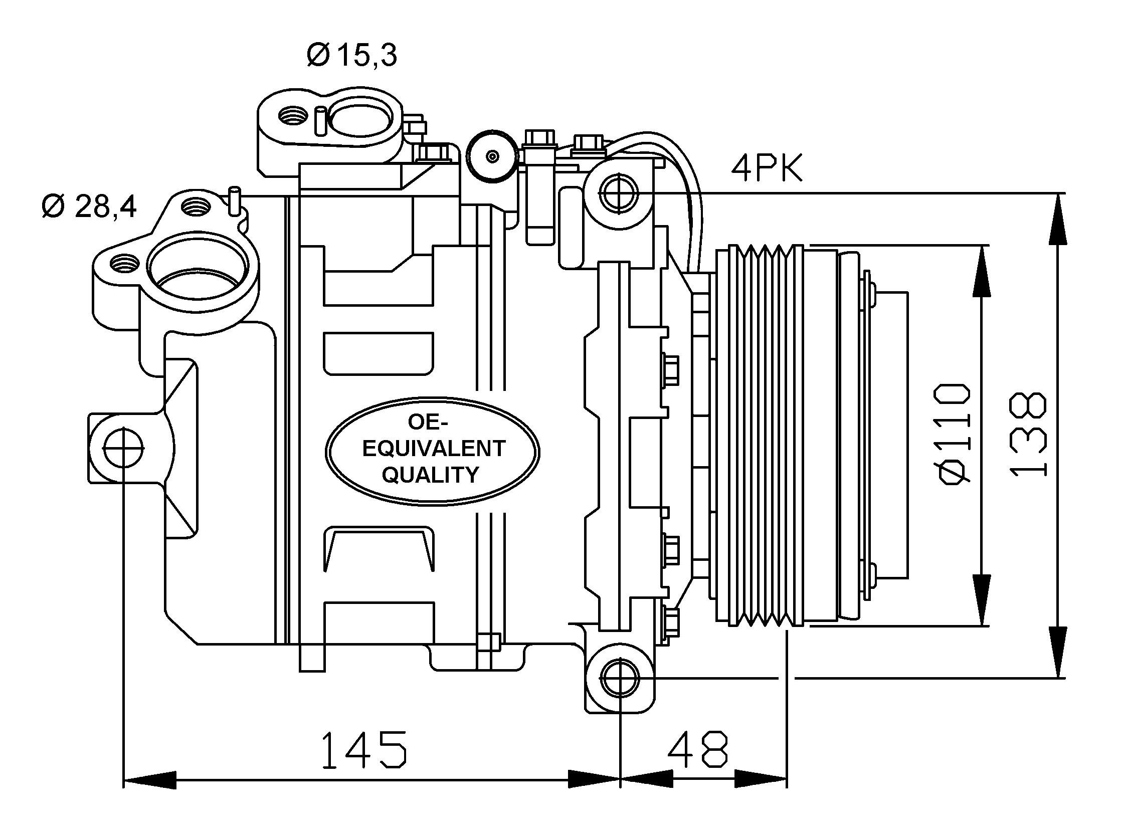 Nrf 32465 Compressore, Climatizzatore