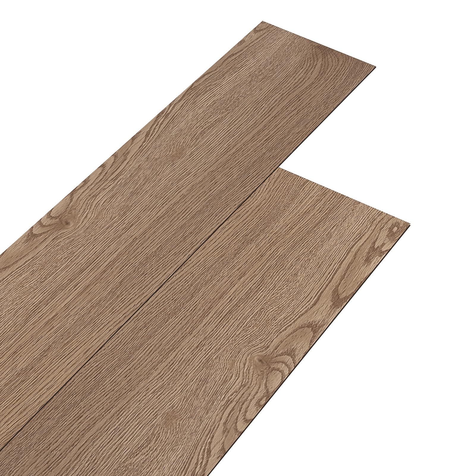 INMOZATA 36Pcs Self-Adhesive PVC Flooring Planks Floorboard Planks Waterproof Floor Stickers for Kitchen Bedroom Bathroom Home Floor Tile 91.5 X 15.2CM (Original Wood) โ image 1