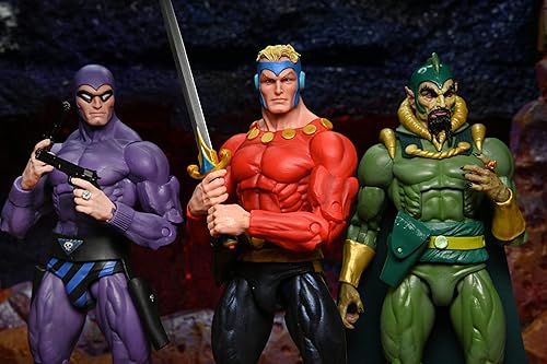 Miniatura 8 de NECA The Original Superheroes: Flash Gordon, The Phantom, Ming The Merciless 7" figura de acción surtido