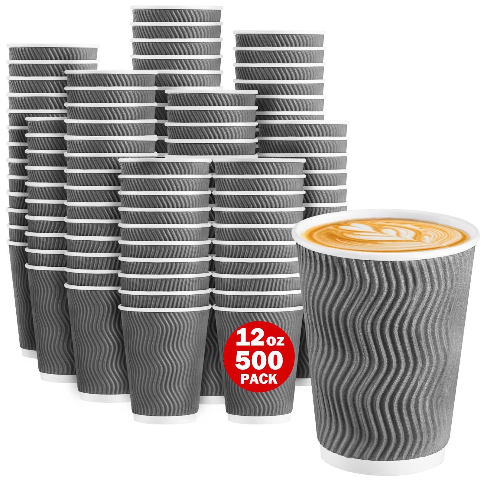 Lamosi 100 Pack 16 oz Clear Plastic Cups with Lids and Straws — Amazon image 9