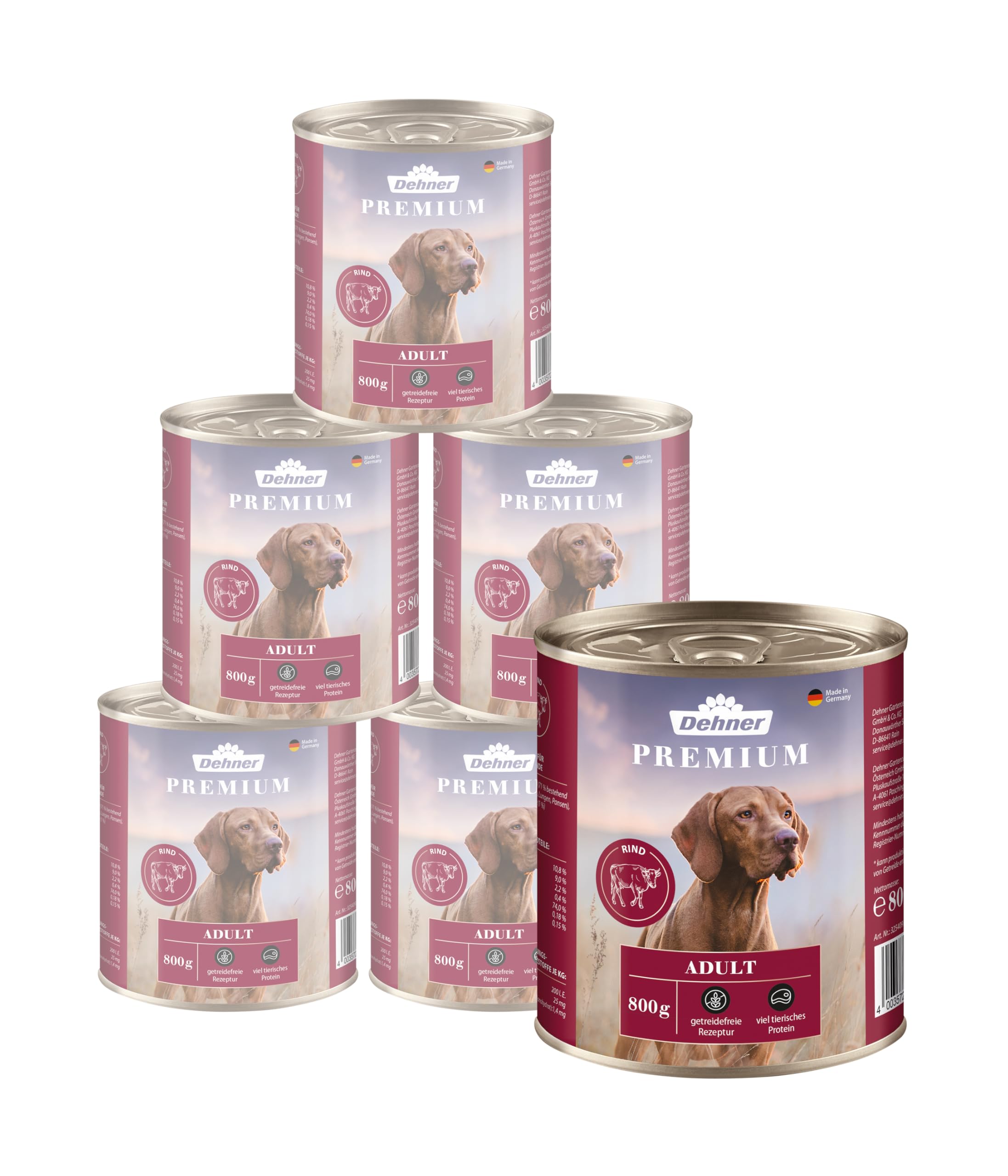 Dehner Premium Nourriture pour Chien Adult, Bovine