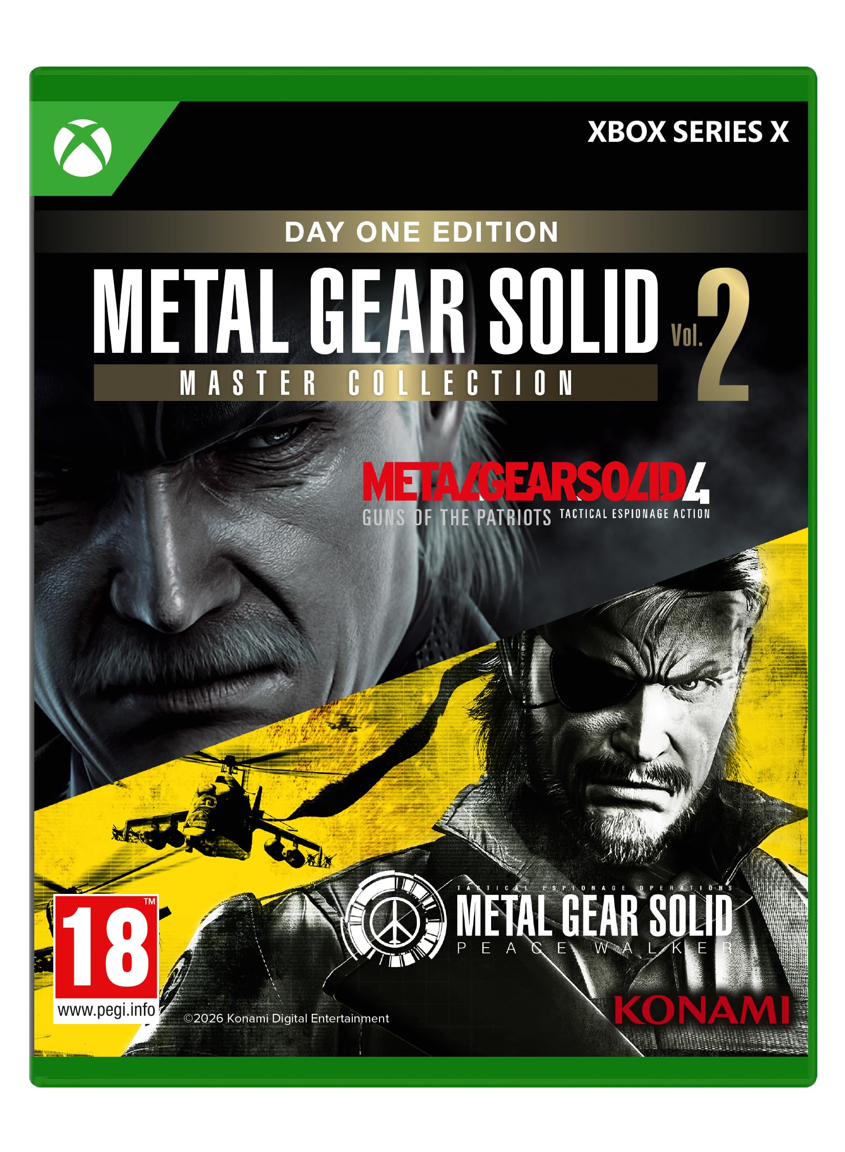Metal Gear Solid: Master Collection Volume 2 - Day One Edition (Xbox Series X) New U&I 4012927114292